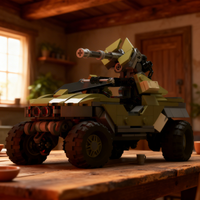 381pcs MOC M12 Warthog Halo Campaign Evolved Demo Space Model Building Blocks Architecture Toys Christmas Gifts Education Kids