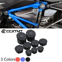 9 PCS Motorcycle Frame Hole Cover Caps Plug For BMW R1250 GS LC 2018-2022 R1250 GS Adventure 2018-2024 R1200 GS LC/ADV 2014-2018