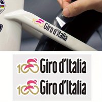 2PCS Multi Color Commemorative Cycling Stickers Waterproof Anti UV Vinyl Decals For Bike Frame Scratch Cover Decor