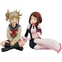 MHA Anime toga himiko Figurine Uraraka Ochako Sitting Action Figure Collection anime Doll Toys pvc Model Boy Girl fans gift 10cm