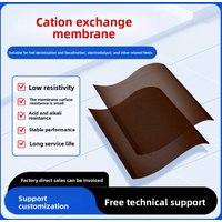 Low resistance of homogeneous anion and cation exchange membrane for electrolysis