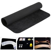 Black Magic Card Mat Magicians Magic Trick Poker Coin Mat Card Pad Easy To Do Street Magic Props For Beginners