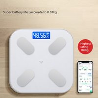 Smart Digital Body Scale, Rechargeable BMI Weight Scale, Electronic Body Fat Scale, LED Display Health Monitor for Home