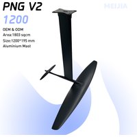 PNG V2-1200 Carbon Fiber Front Wing 1803 Sqcm Water Wing Kit Assembly Kite Standing SUP Hydrofoil Surfing