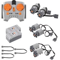 Zestaw silników Power Functions Technic, 7/12 szt. serwomechanizmów, pojemnik na baterie litowe, odbiornik zdalnego sterowania 2.4G do Legoeds