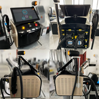 2in1 Soprano Titanium Ice Platinum Diode 755 808 1064nm 3 Wavelength Laser ND:YAG Machine Painless Hair Removal Machine