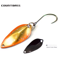 COUNTBASS 1PC 3/64oz 1.2g Casting Spoon Fishing Lure for Trout with Barbless Hook
