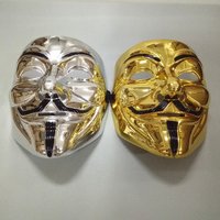 Hot Party Cos Masks V for Vendetta Adult Mask Anonymous Guy Fawkes Halloween Masks Adult Accessory Party Cosplay