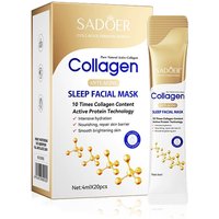 20pcs/box SADOER Collagen Anti-wrinkles Sleeping Facial Masks Face Moisturizing Hydrating Anti-aging Face Mask Facial Skin Care