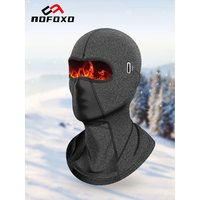 AliExpress nofoxo NOFOXO Winter Warm Cycling Cap Face Cover Coldproof Windproof Motorcycle Balaclava Sports Scarf Velvet Outdoor For Men Women