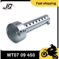 Motorcycle Modified 48mm Silver Exhaust DB Killer Insert Replacement For Akrapovic SC AR Aftermarket Exhaust Pipe Parts