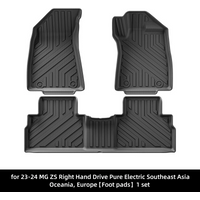 TPE Floor Mats & Cargo Liners, All Weather Anti-Slip Waterproof Front & Rear Row & Cargo Trunk Mat For MG ZS RHD 2023 2024