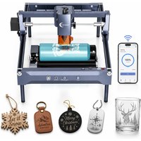 Maszyna do grawerowania laserowego Carverall K15 Pro 7W 12W z asystentem powietrznym, obrotowym modułem Honeycomb 1W 1064nm IR, WiFi, USB, kompatybilna z aplikacją LightBurn