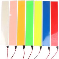 Flexible EL Light Panel Electroluminescent Back Light Strip Lamp For Home Car Party 30.3x5.3cm Car Accessory Автомобильные Фары
