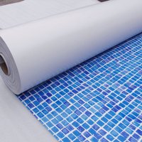 High Quality 1.5mm Blue Mosaic Vinyl Pool Liner, Waterproof UV Resistant PVC Liner for Above Ground & Inground Pools