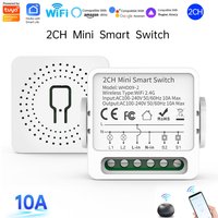 Tuya wifi/zigbee two-way switch, multi-channel access, zero fire modification, remote APP voice remote control