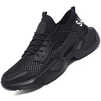 New Men's Summer Safety Work Shoes - Lightweight Soft Breathable Steel Toe Anti-Smash Anti-Puncture Footwear