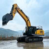 Large Earthmoving Excavator Heavy Duty Hydraulic Crawler Digger for Quarry & Mining Work