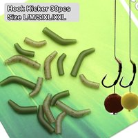 30x Carp Fishing Hook Kickers Size S/M/L/XL/XXL D Rig Kickers Hooks Line Short Line Aligner For Carp Fishing Tackle Accessories