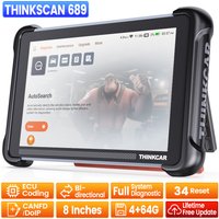 THINKCAR THINKSCAN 689 Bidirektionales Professionelles Auto-Diagnosegerät CANFD DOIP ECU-Codierung 34 Reset-Funktionen Vollsystem OBD2-Scanner