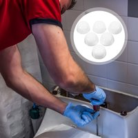 6Pcs Toilet Bolt Caps Decorative Accessories Reusable Floor Covers for Toilet Screws Seat Parts Bolt Covers Screw Caps,