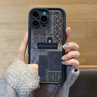 Persian carpet design phone case suitable for iPhone 17 16 15 14 13 12 11 Pro/Max/Plus anti drop and shockproof back cover