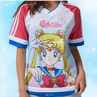 2026 New Bandai "Sailor Moon Cherry Blossom Soccer Jersey" Kids/Adults Are Suitable for Daily and Training Wear