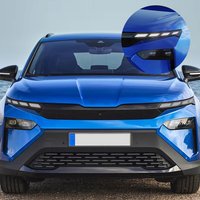 Custom Fit TPU PPF for Skoda Elroq EV 2025-2026 High Gloss Smoke Black Pre Cut Headlight Protective Film Anti-Scratch Vinyl Wrap
