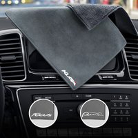 For Kuga Puma ST MK2 MK3 MK4 MK5 MK6 MK7 MK8 Emblem Logo Cleaning Drying Cloth Car Wash Rags Double Layer