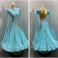 Modern Waltz Tango Ballroom Dance Dress,Smooth Ballroom Dress,Competition Standard Ballroom Dress , Costume