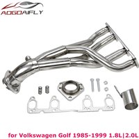 factory supply 1.50" primary tubes 2.5" outlet Exhaust Manifold Headers for VW Golf 1.8L/2.0L - Mk2/Mk3 GTI, Jetta 1985-1998