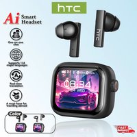 HTC Original AI Translator Wireless Bluetooth Earphones NE40 LED Touch Screen Earbud HiFi Sound Noise Reduction Sports Headphone
