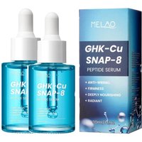 GHK-Cu Copper Peptides Facial Serum with SNAP-8 for Fine Lines, Wrinkles, Firming, Deep Hydration & Collagen All Skin Types