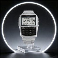 A41T Stainless Steel Calculator Watch LED Multifunction Luminous Watch Men'S Alloy Watch Computer Fashion Watch