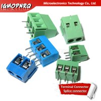 10Pcs KF128 KF301 KF350 2PIN 3PIN Terminal Screw Terminal Connector Splice connector 3.5mm / 5mm Can be stitched Good quality