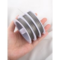 30M/Lot 0.3-0.6mm Stainless Steel Beaded Wire Tiger Tail Beading Wire For Jewelry Making DIY Findings Cord Accessories Supplies