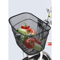 AliExpress Bike Basket Mountain Bikes Metal Folding Bicycles Bike Front Basket Storage Basket For Hiking Riding Shopping Camping Outdoor