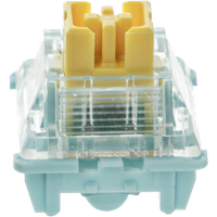 35 Pieces EPOMAKER Sea Salt Silent V3 Mechanical Keyboard Switch 45gf 5-Pin Linear Pre-Lubed Silent Switch with Light Diffuser