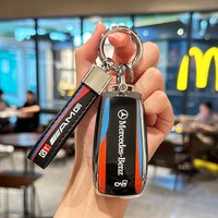 Car Remote Key Case Cover Shell For Mercedes Benz A C E S G Class GLC CLE CLA GLB GLS W177 W205 W213 W222 X167 AMG Accessories