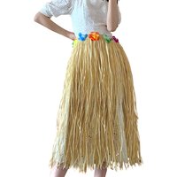40CM/80cmPlastic Fibers Women Grass Skirts Hula Skirt Hawaiian costumes Ladies Dress Up Festive & Party Supplies