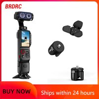 BRDRC Tripod or DJI OSMO Pocket 4/Insta360 Luna Ultra Accessories Mini Metal Tripod Desktop Photography Stand Magnetic Mount