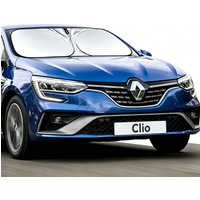 For Renault Clio Car Windshield Sun Shade Blocks Ray Reflector Window Visor Shield Cover Foldable Parasol 1 Piece
