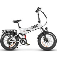 AliExpress Samebike RS-A02 PRO City Adult electric bike 1200W City ebike 48v17Ah Foldable E-bike 20 inches fat tire E-Mountain bike