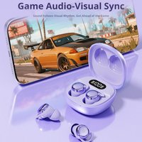 Comfortable Invisible Mini Headphones Wireless Earphones Bluetooth 5.4 Headsets HiFi Noise Reduction In-Ear Earbuds Gifts