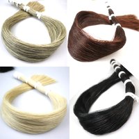 500g 100% Real Horse Tail Hair White/Black/Brown/Gray Cello/Double Bass/Violin Bow Hair, 82-85cm DIY HORSE TAIL EXTENSION