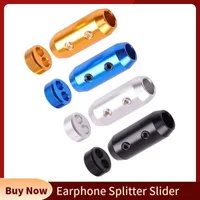 Earphone Y Splitter Slider Baking Paint Audio Connector 6mm To 3.5mm Consumer Electronics For Upgrade Earphones Cable Headset