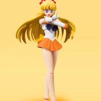 Sailor V SHF Minako Aino Ultra Joint Mobile Collectible Boxed Anime Figure Model Playable Doll High Quality PVC Material