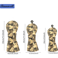Golf Head cover Stylish Military Camouflage Premium Protective Golf Club Headcover for Golf Driver Hybrid wood Fairway wood