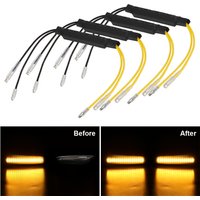 12V Car Turn Signal Lights Fault Decoder DRL Flashing Error Load Resistor Indicator Blinker Lamps Tester Motorcycle Accessories