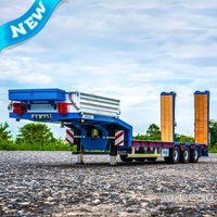 LESU 1/14 Project Dragon Boat Hydraulic Lift Tail plate Half -trailer High negative heavy airbag hanging small wheel